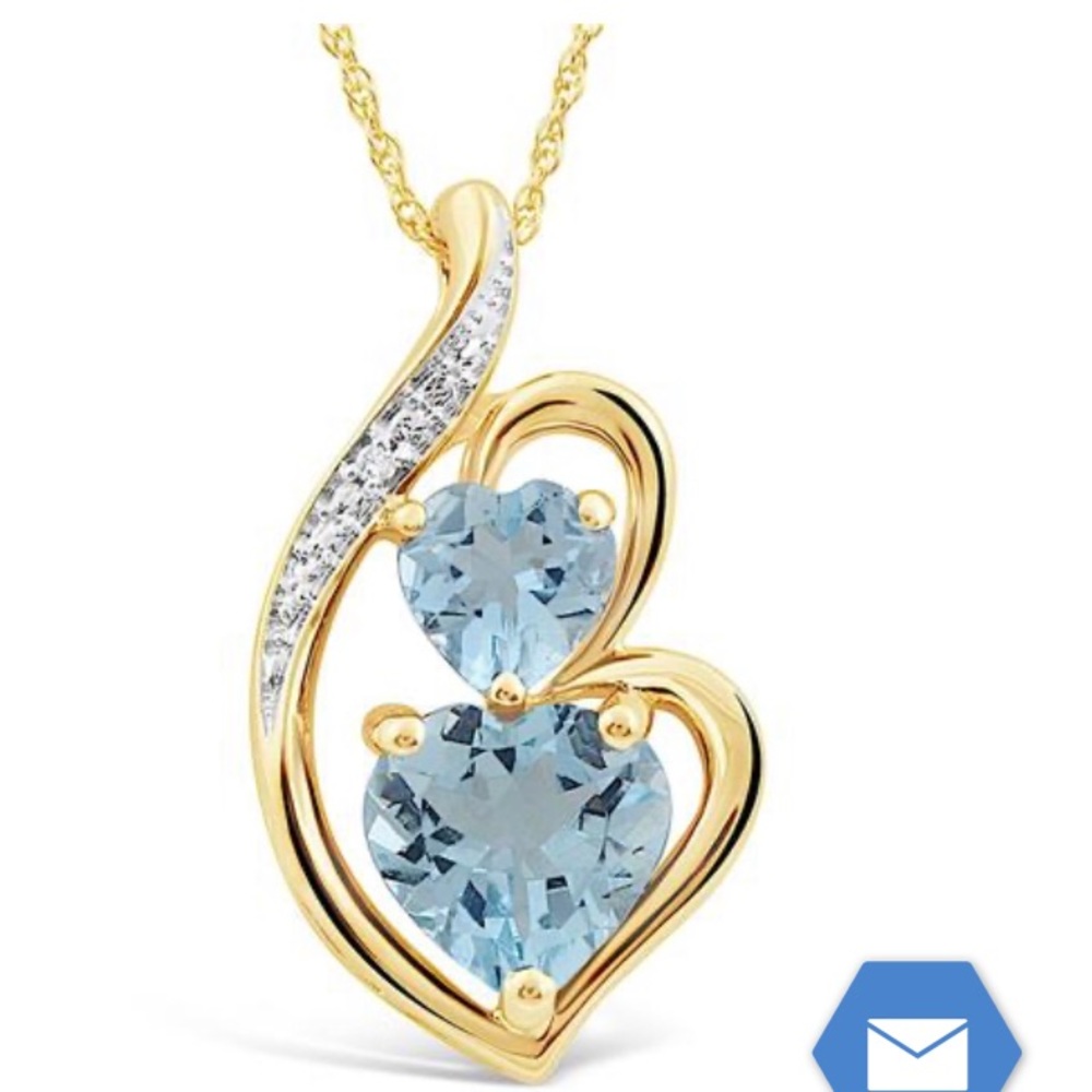 Aquamarine necklace